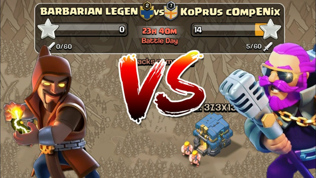 Clash Of Clans | BARBARIAN LEGEND | WAR | WATCHING YOUR BASE