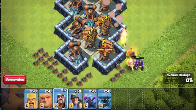 Clash of clans unlimited troops amazing attack video New Upcoming Traps Vs All Troops.