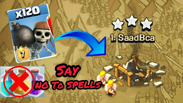 THIS STRATEGY WILL MAKE YOU THE GOD OF CLASH OF CLANS?! WITHOUT SPELLS
