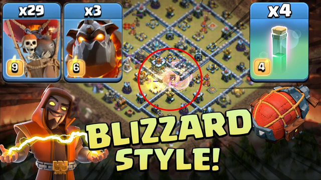 TH13 Blizzard LavaLoon Strategy Is Actually Very Strong - Clash Of Clans