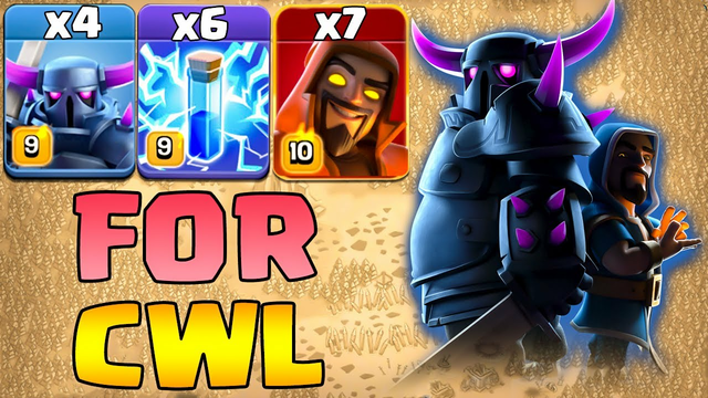 Th13 Pekka Super Wizard Combo Attack Strategy For CWL !! Th13 Attack Strategy 2021 Clash Of Clans