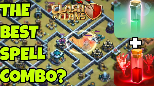 How to use Skeleton and Invisibility Spell Combination? | Best Spell Combination | Clash Of Clans