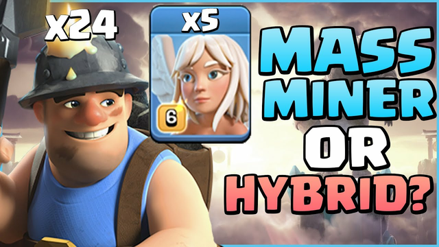 Is MASS Miner Better Than Hybrid? TH13 Mass Miner Attack 2021 - Clash Of Clans