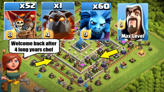 Clash of Clans | My First 4 Attacks After 4 Long Years Without Playing