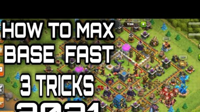 how to max your base fast in clash of clans||How To Max Your Rush Base In Just 10 Days In Clashofcla