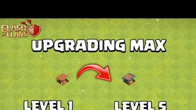 UPGRADING SPRING TRAP FROM LEVEL 1 TO MAX | CLASH OF CLANS
