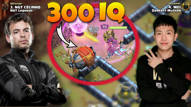 300 IQ MOVE BY 2019 WORLD CHAMPION(WEI) | FCC | #clashofclans #coc #mobilegaming #supercell