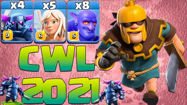 CWL 2021 Th13 Pekka Bowler Attack With Healer !! Best Th13 Attack Strategy 2021 Clash Of Clans