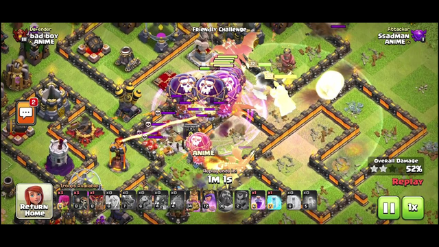 Level 72 queen charge dragon attack clash of clans