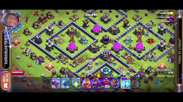 Clash of Clans - Double Trouble Event win 15