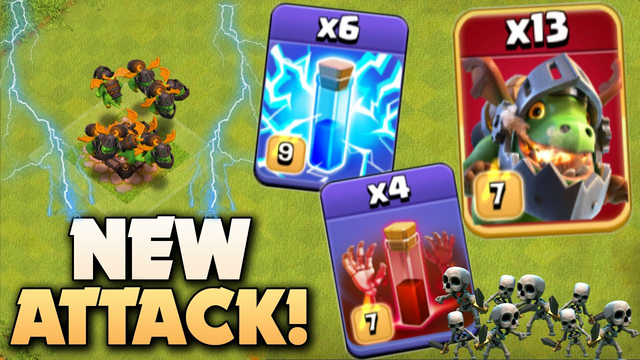 WOAH! Lightning INFERNO Skelly is STRONG!! Clash Of Clans