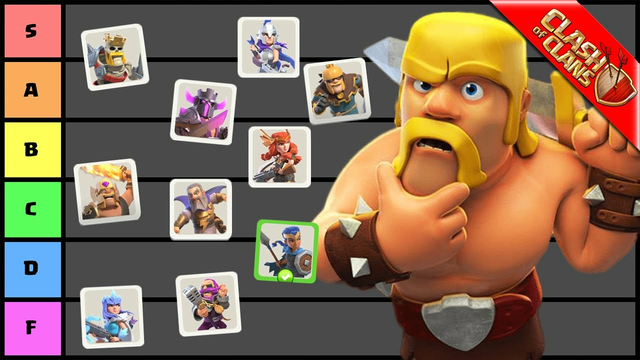 RANKING EVERY HERO SKIN IN CLASH OF CLANS!