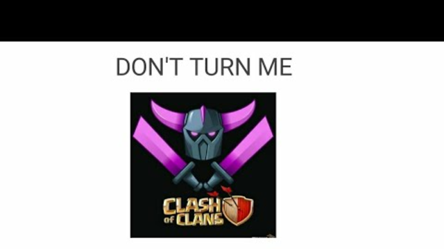 Clash of clans, don't turn me into oversimplified logo