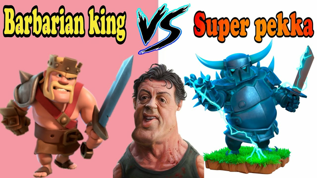 Barbarian King VS Super Pekka | clash of clans #Shorts