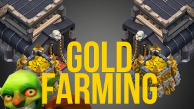 Clash of clans Gold Farming tutorial