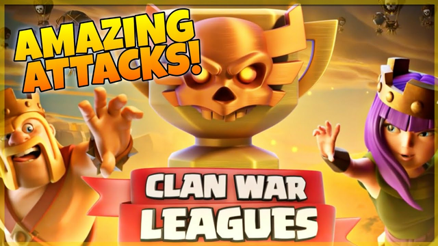 AMAZING TH13 CLAN WAR LEAGUES ATTACKS! | CLASH OF CLANS | THE EAGLE |