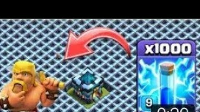 max wall Vs Max lighting spell ! CLASH of clans Attack