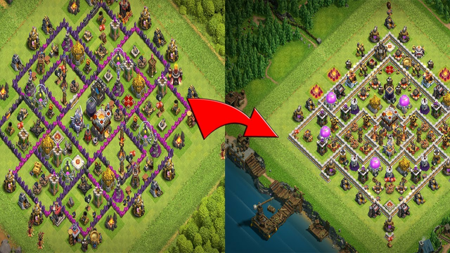 How to max your rush th11 base- Clash of Clans|| #1