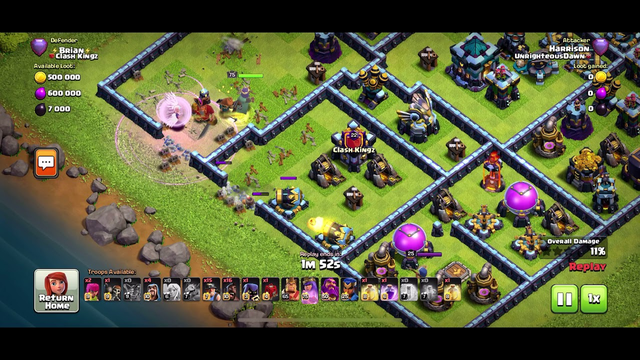 Clash of Clans: Town Hall 13 Hybrid Legends Attack