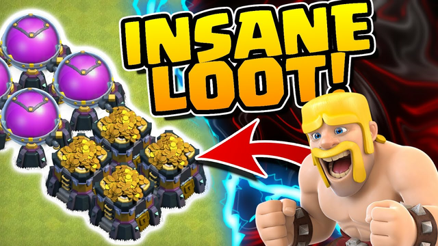 Clash of Clans - PP Base With INSANE LOOT!
