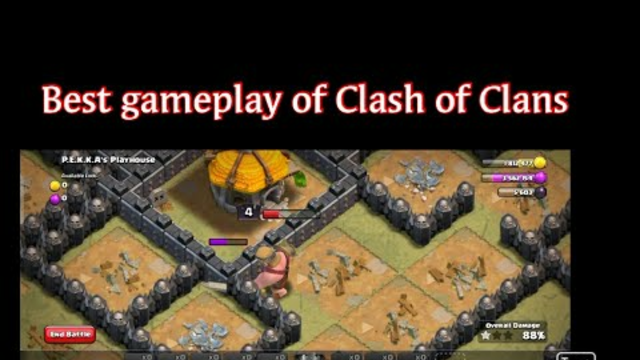 Clash of Clans Gameplay //Short video//