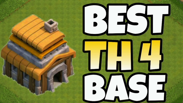 Best TH4 Base ! New Town Hall 4 War Base ! Clash of Clans Th4 Base
