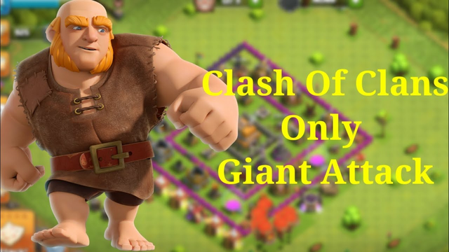Clash of Clans Only Giant Attack | COC Giant attack in Multiplayer Mode | Can i win |