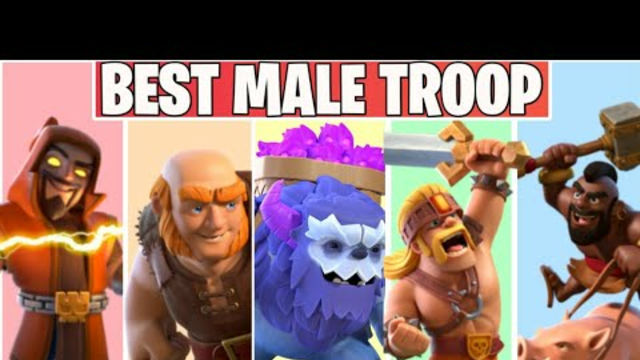 Finding Best Male Troop On Coc | Male Troop Tournament | Clash Of Clans |