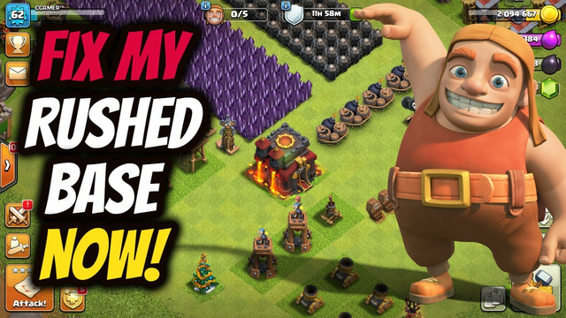 I Rushed My Town Hall In Clash of Clans! Can I Fix It?