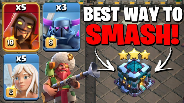 TH13 Army So Strong 3* TH13! Easy PEKKA Smash Attack Strategy for TH13 in Clash of Clans