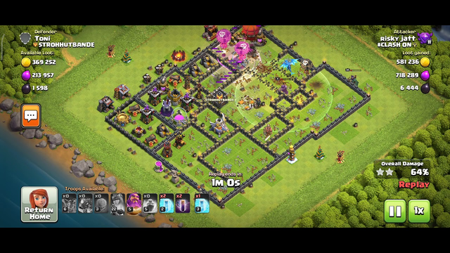 CLASH OF CLANS ELECTRA OR BATS ATTACK