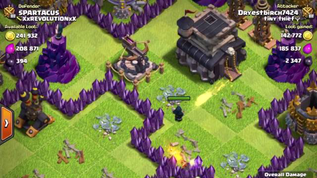 Clash Of Clans: how I get loot replays