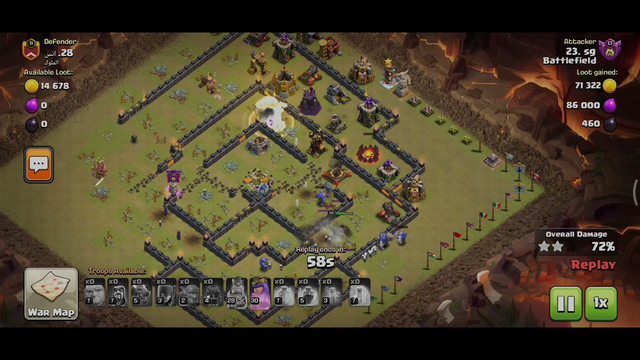 Dragbowitch TH10 Attack #Clash of Clans #Clan wars