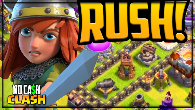 FORCED to RUSH in Clash of Clans! No Cash Clash #180