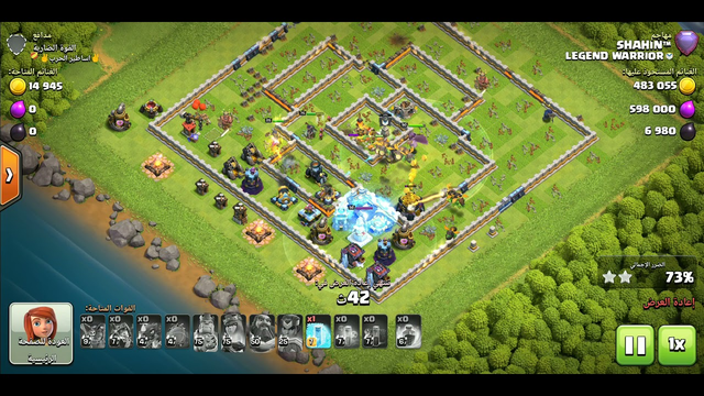 Air attack Th13 clash of clans