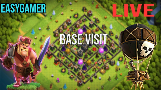 Lets visit your base road to 1k subs Clash of clans live