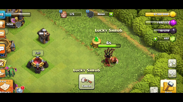 What I found by removing LUCKY SHRUB? | Clash of Clans