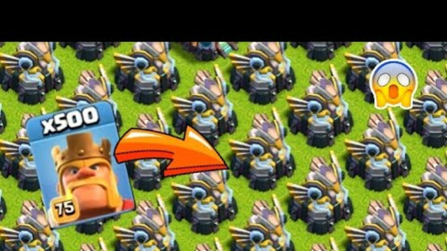 Coc Max King Vs Full Base Artillery | Clash of Clans