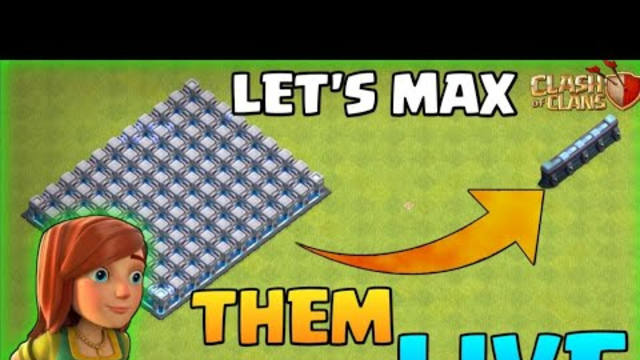 Lets Max Those Walls|clash Of Clans Live
