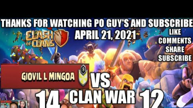 COC CLAN WAR FULL GAMES HIGHLIGHTS ON CLASH OF CLAN