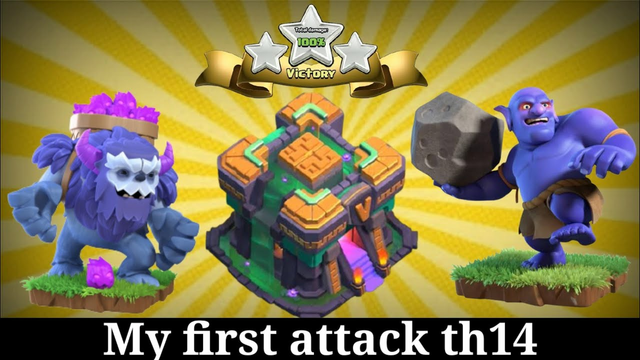 My first attack th14|th14 war attack|clash of clans|coc|three star attack th14