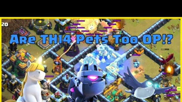 Are The TH14 Pets Too OP!? - Clash of Clans
