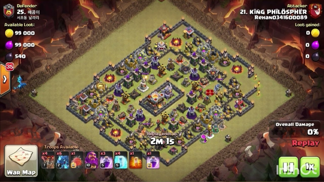 Coc Dragons Attack crushed th10 th11