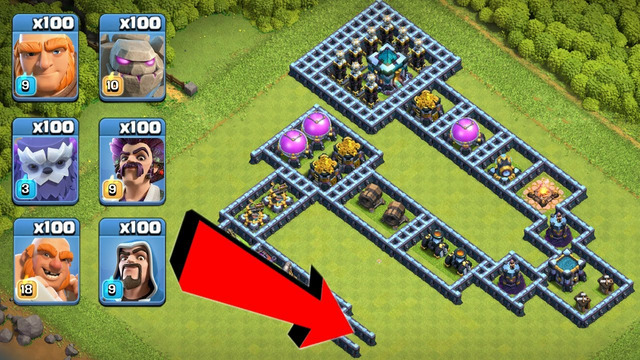 Which Troops Can Servive This Trap on COC | New Clash of Clans Trap VS Troops