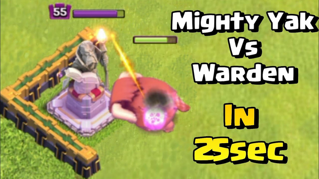 Mighty Yak Vs Grand Warden Clash of Clans #Shorts