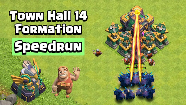 New Town Hall 14 Formation  Speedrun | Clash of Clans