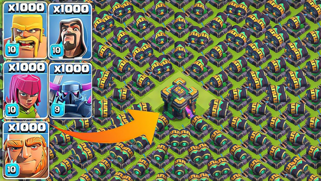 Every Max Level Troops vs Cannon | Max Town Hall 14 in COC |