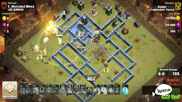 Clash of Clans TH13 Golem + Super Wizard Attack Strategy