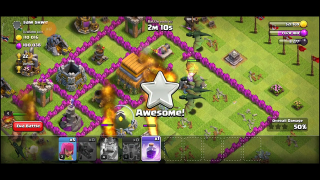 Today we are playing clash of clans... coc my own account