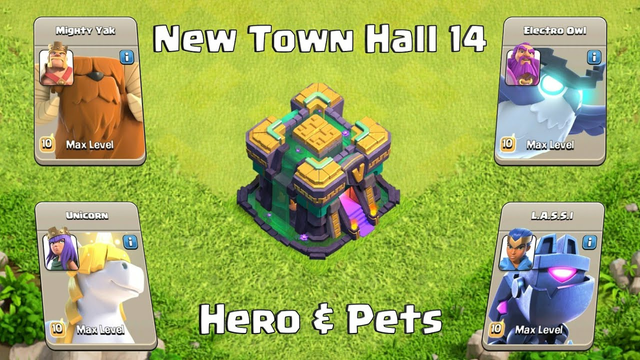 New Town Hall 14 vs Heroes & Pets | Coc Town Hall Update | Clash of Clans